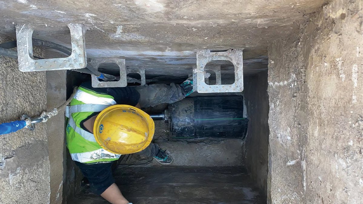 双峰HDPE短管内衬法